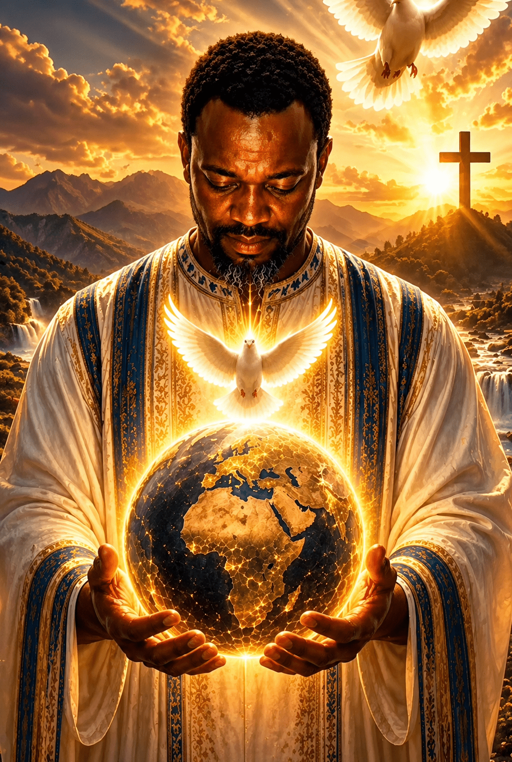 Religious Spiritual Wall Art Poster Print - Honesty Sales
