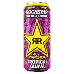 Rockstar Energy Drink Punched Tropical Guava 500ml (Case of 12) - Honesty Sales