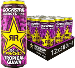Rockstar Energy Drink Punched Tropical Guava 500ml (Case of 12) - Honesty Sales