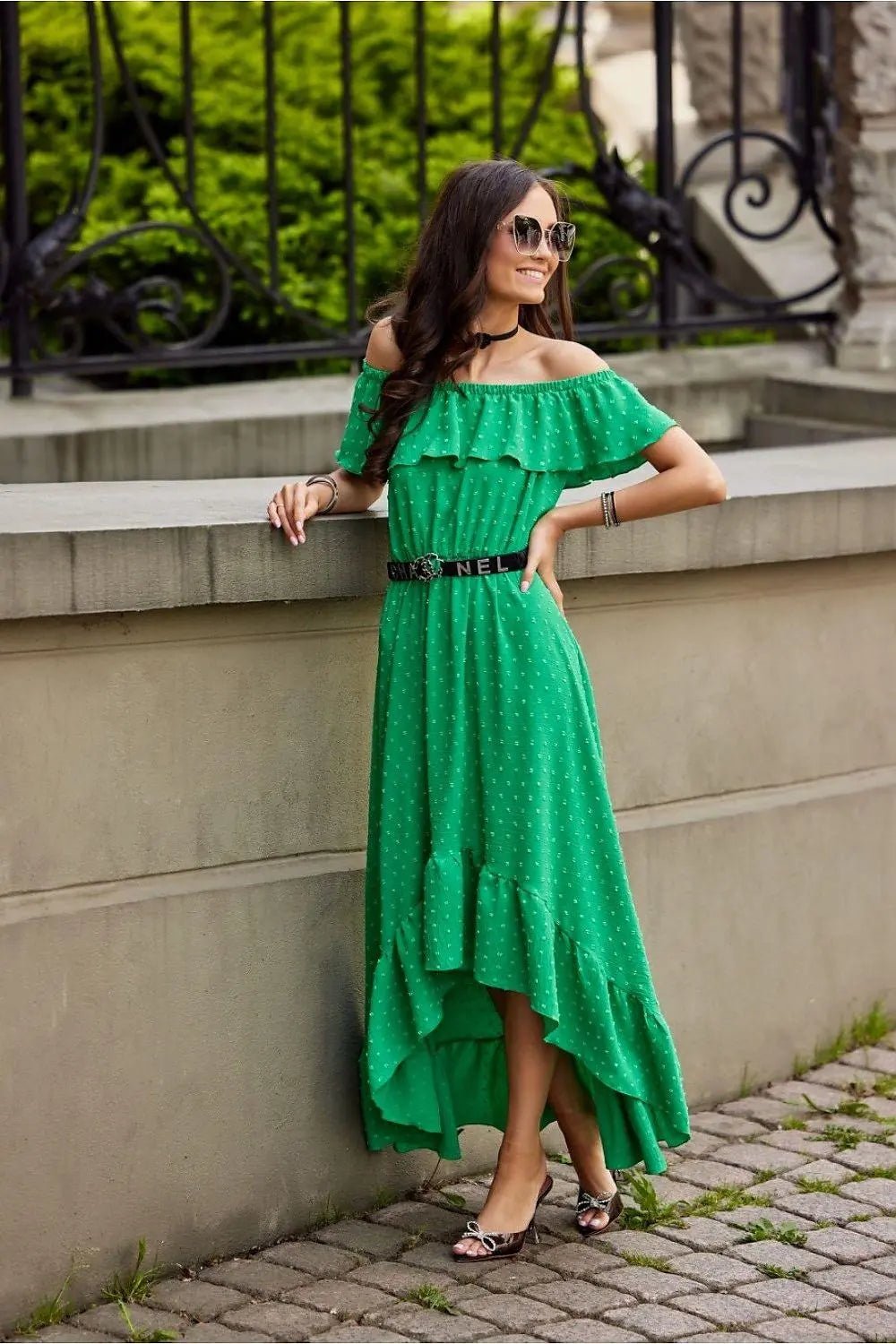 Roco Fashion asymmetrical maxi dress is made of soft, pleasant fabric that will provide comfort to the most demanding women. - Honesty Sales