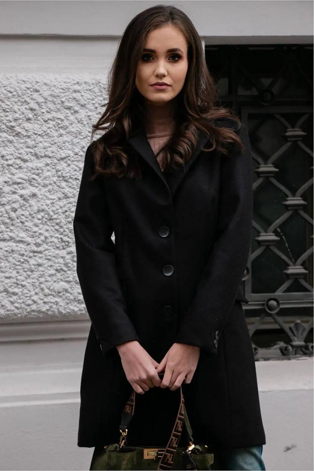 Roco Fashion single-breasted coat with a tailored cut - Honesty Sales