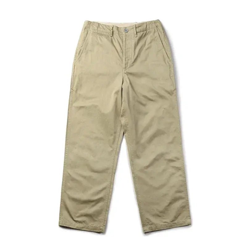 Rugged Bronson Army Chino Trousers 1942 Pattern Khakis Military Style Casual Pants - Honesty Sales