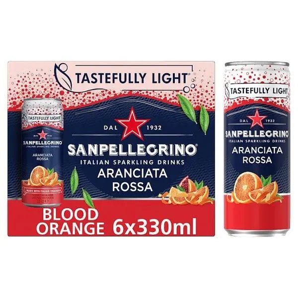 San Pellegrino Blood Orange 6x330ml (Case of 4) - Honesty Sales