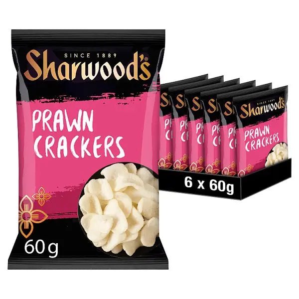 Sharwood's Ready To Eat Prawn Crackers 60g (Case of 6) - Honesty Sales