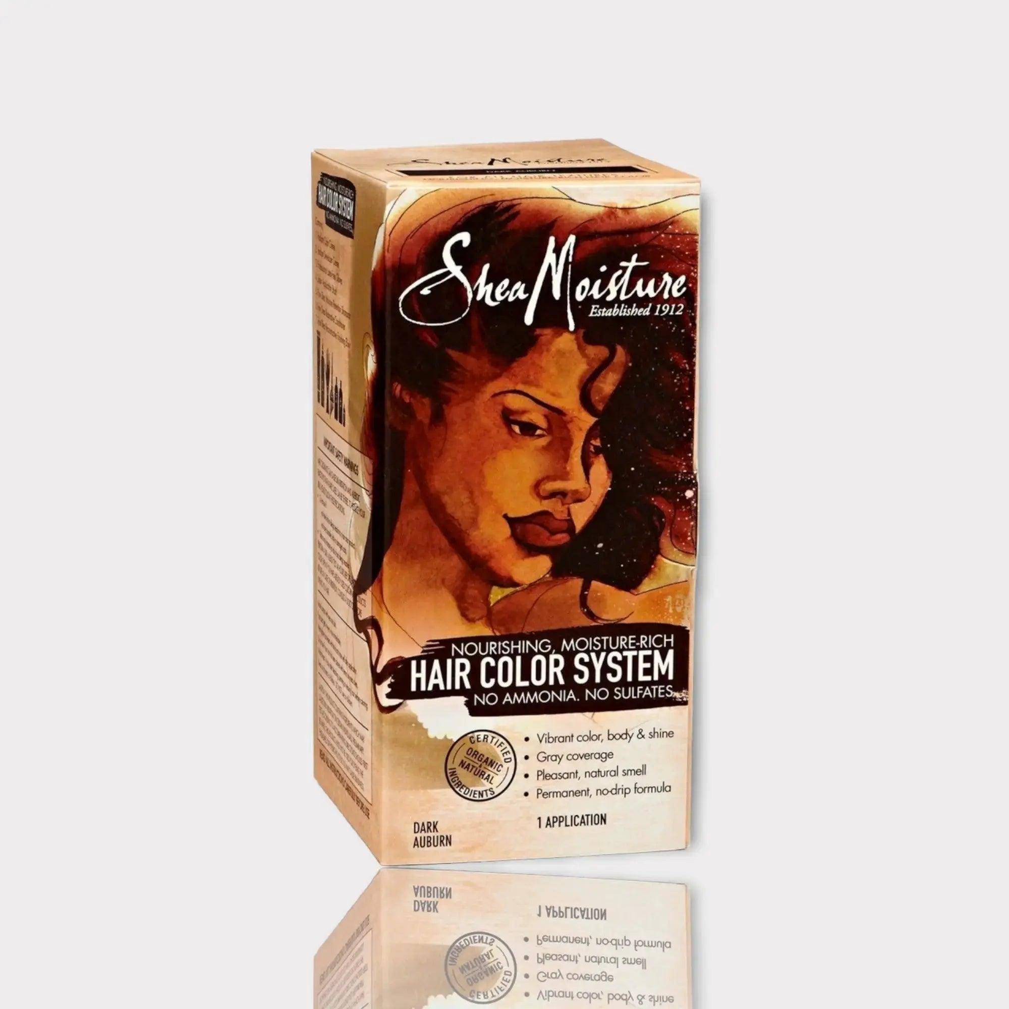 Shea Moisture Nourishing Moisturize Hair Color System Dark Auburn - Honesty Sales
