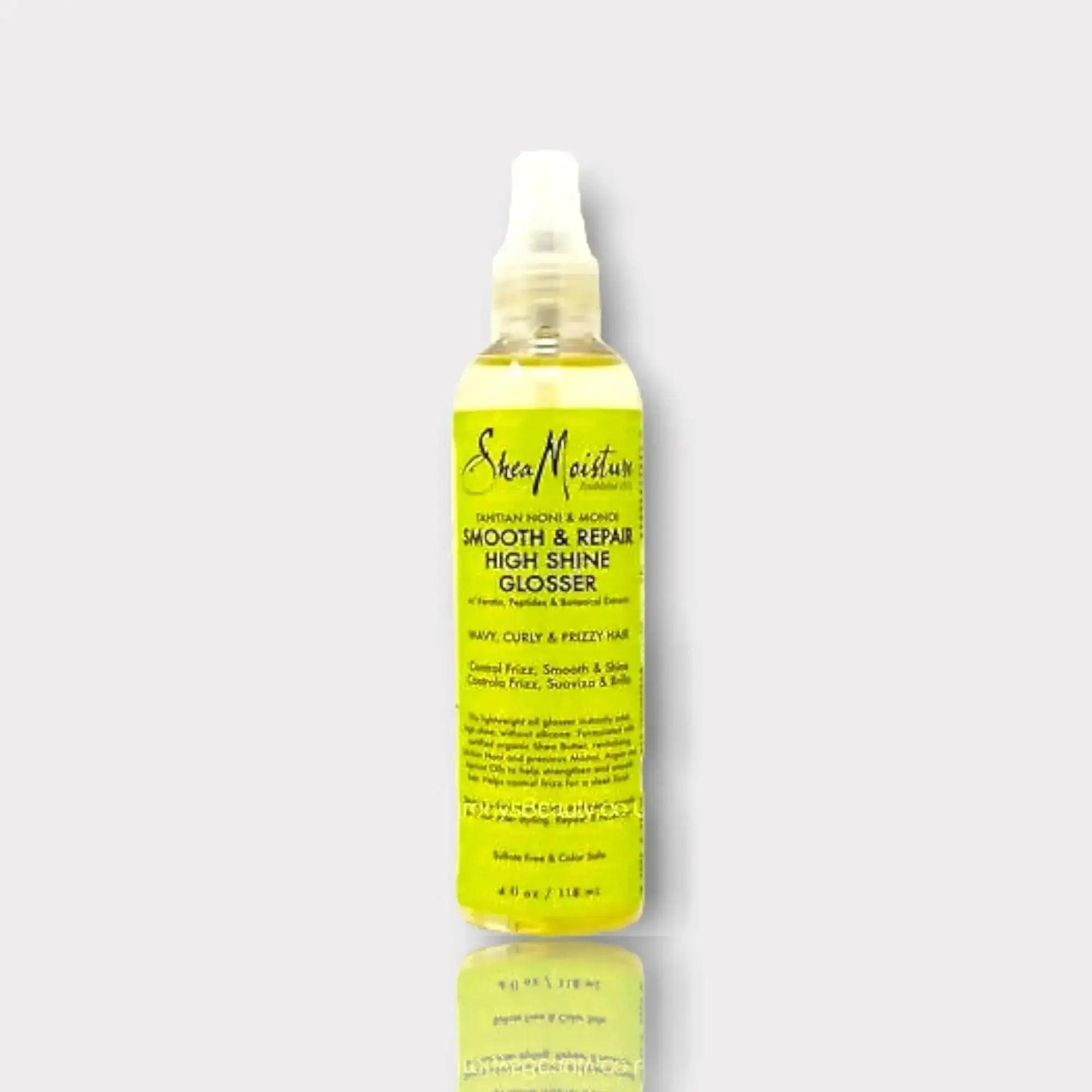 Shea Moisture Tahitian Noni & Monoi Smooth & Repair High Shine Glosser 4oz - Honesty Sales