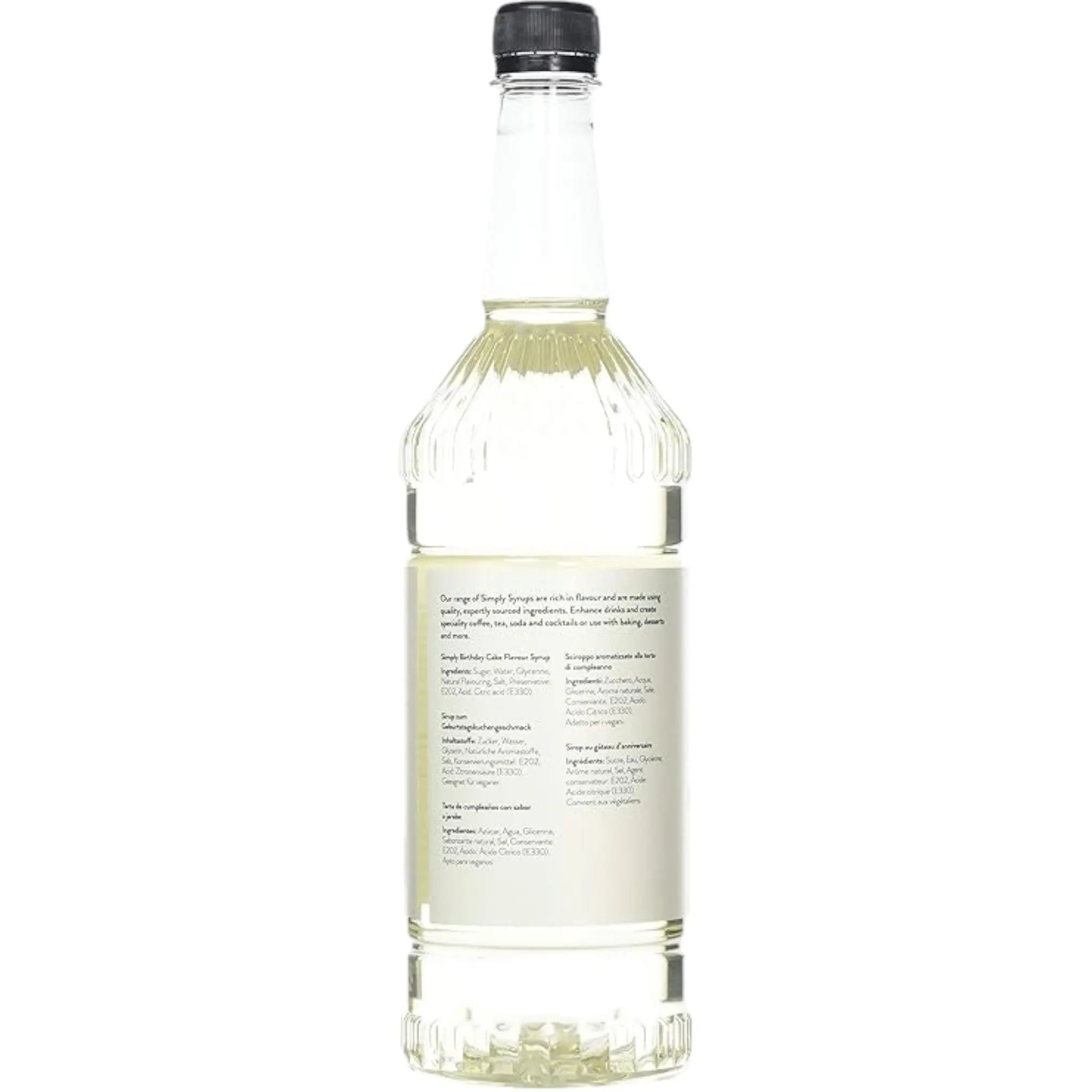 Simply birthday cake syrup - Honesty Sales