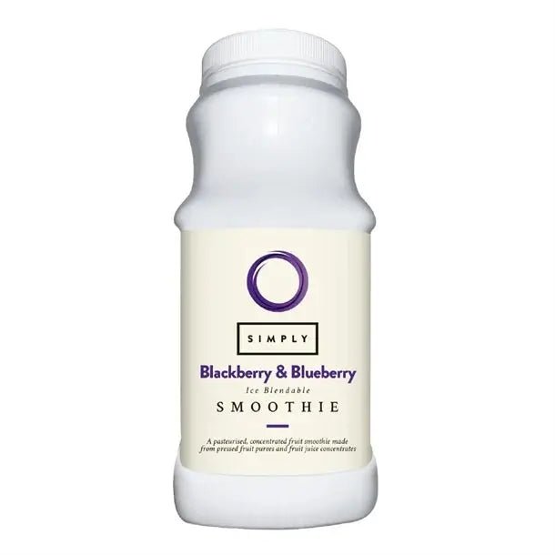 Simply Blackberry & Blueberry Smoothie - Honesty Sales