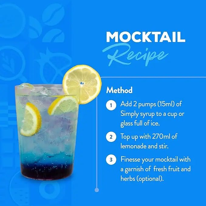 Simply blue curacao syrup - Honesty Sales