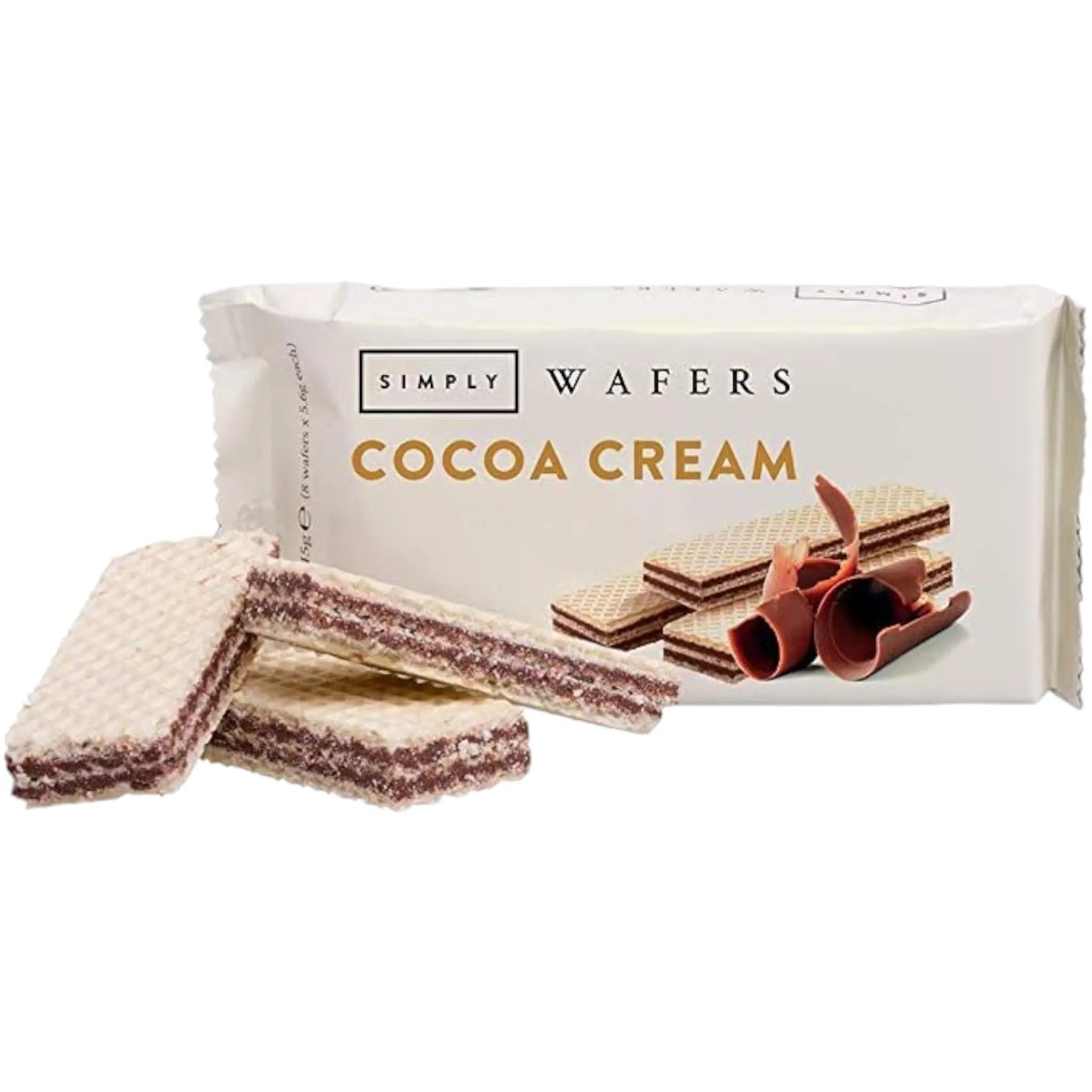 Simply Cocoa Cream Wafers 45g - Pack of 20 - Honesty Sales