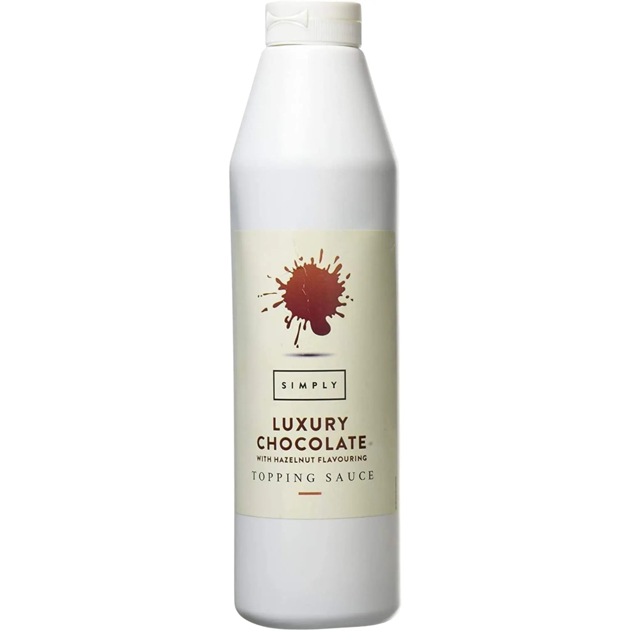 Simply Luxury Chocolate Topping Sauce with Hazelnut Flavouring - Honesty Sales
