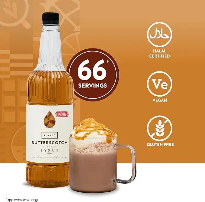 Simply Sugar Free Butterscotch Syrup - Honesty Sales