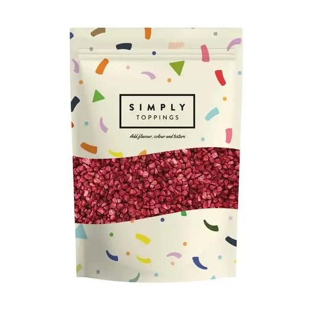 Simply Toppings Freeze Dried Raspberries 150g - Honesty Sales