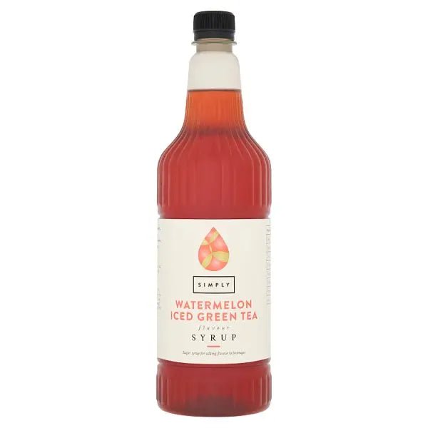 Simply Watermelon Iced Green Tea Flavour Syrup 1ltr - Honesty Sales