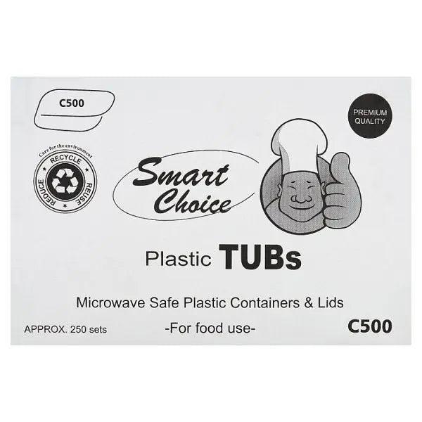 Smart Choice C500 Plastic Tubs - Honesty Sales