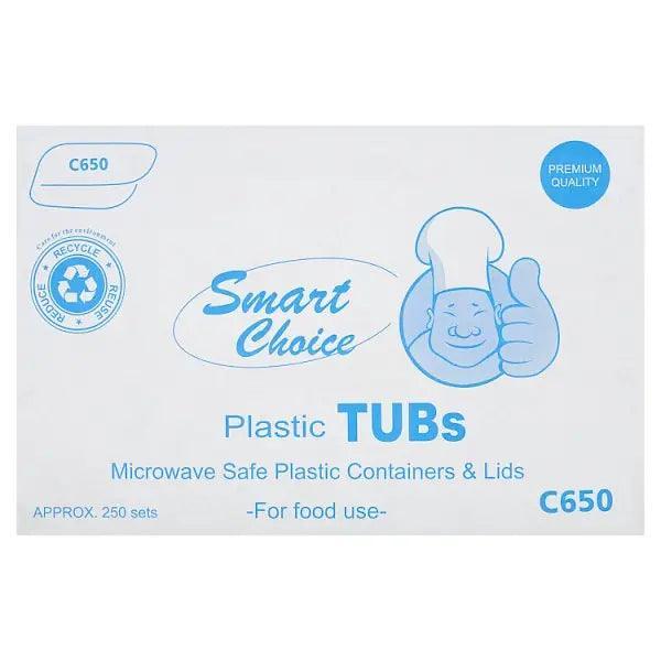 Smart Choice C650 Plastic Tubs - Honesty Sales