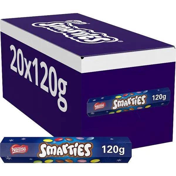 Smarties Milk Chocolate Giant Tube 120g (Case of 20) - Honesty Sales