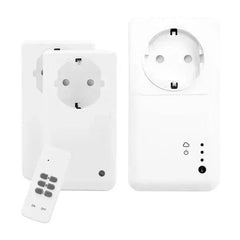 Smartwares SH5SETGW  Intelligent WiFi Plug With Remote Control (Pack Of 3) - Honesty Sales