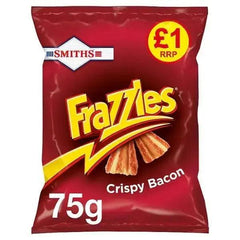 Smiths Frazzles Crispy Bacon Snacks £1 PMP 75g (Case of 15) - Honesty Sales