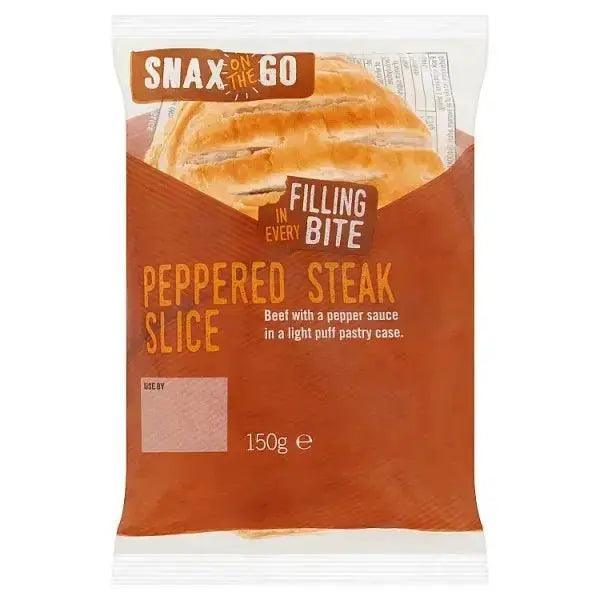 Snax on the Go Peppered Steak Slice 150g (Case of 6) - Honesty Sales