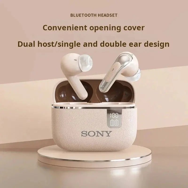 Sony NE Bluetooth Earphones TWS HIFI Wireless Earbuds with Mic, LED Display, Sports Headphones - Ideal for Gaming - Honesty Sales