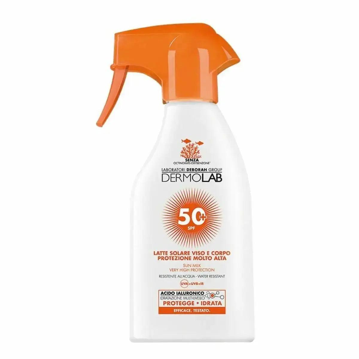 Spray Sun Protector Deborah Dermolab SPF50+ Sun Milk (250 ml) - Honesty Sales