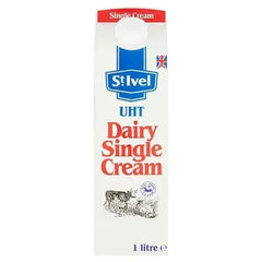 St Ivel UHT Dairy Single Cream 1 Litre - Honesty Sales