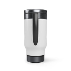 Stainless Steel Travel Mug with Handle, 14oz - Honesty Sales