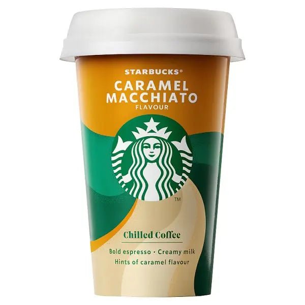 Starbucks Caramel Macchiato Iced Coffee 220ml (Case of 10) - Honesty Sales