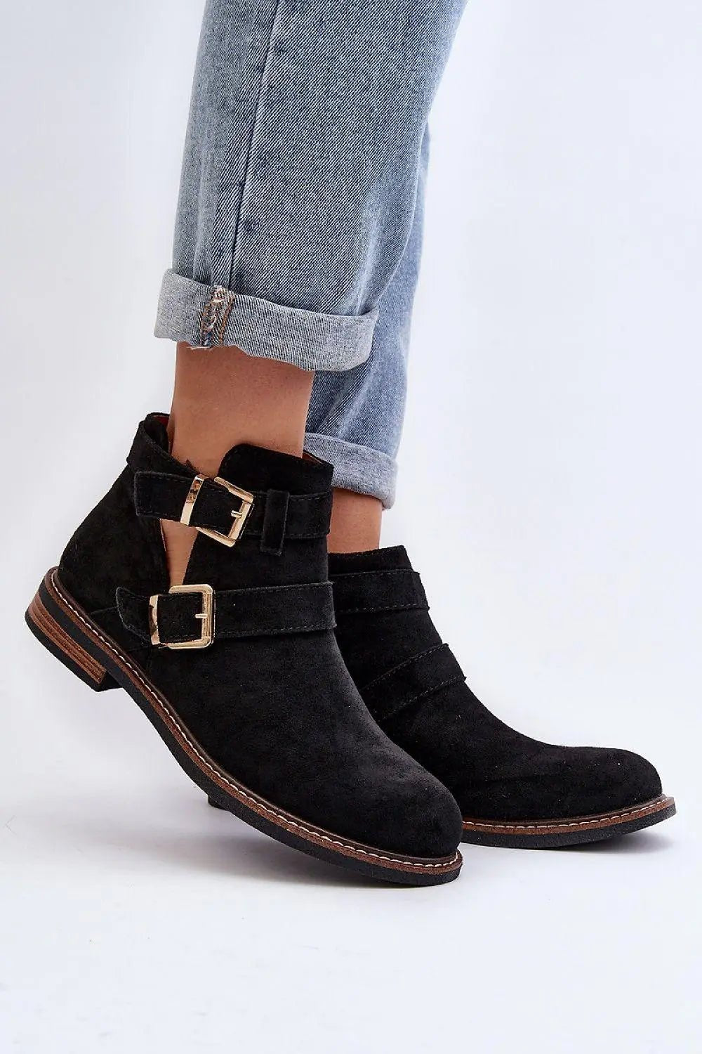 Step in style classic women's boots made of eco-suede - Honesty Sales