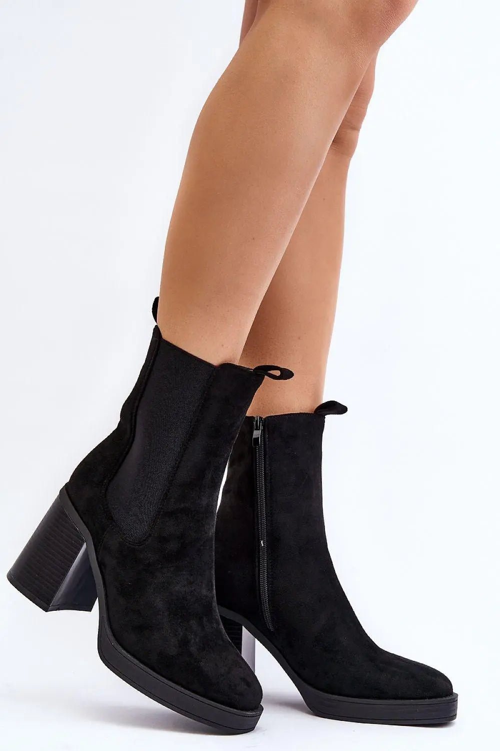 Step in style women's boots made of eco-suede - Honesty Sales