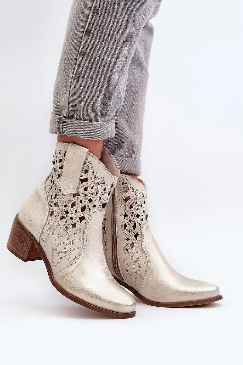 Step in style women's boots made of natural leather - Honesty Sales