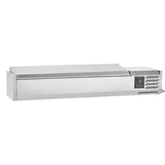 Sterling Pro Cobus SPT1400-330-SS Topping Well, Stainless Steel Lid, 6 x GN1/4 - Honesty Sales