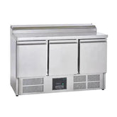 Sterling Pro Cobus SPU300PZ 3 Door Prep Counter 8 x GN1/6, 392 Litres - Honesty Sales