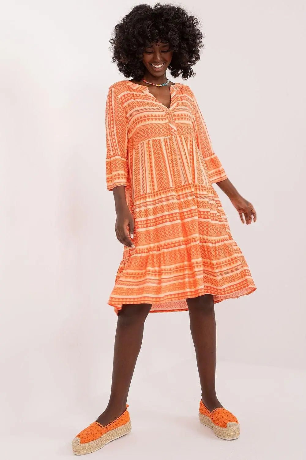 Sublevel comfort lightweight and breathable viscose daydress - Honesty Sales
