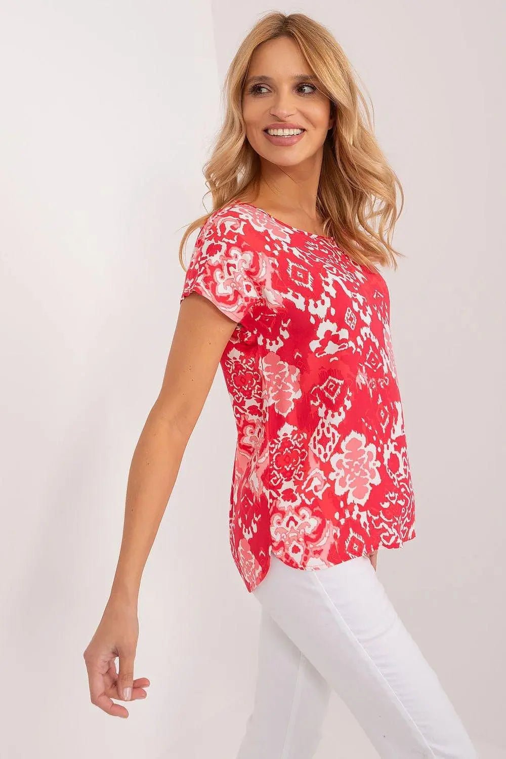 Sublevel unique design and lightweight material blouse - Honesty Sales