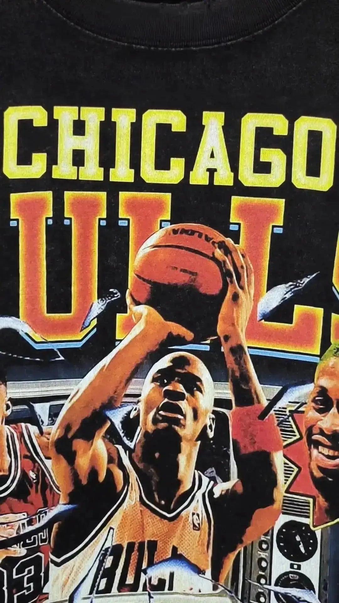 Summer New Chicago Bulls Printed T-Shirt Men's - Honesty Sales