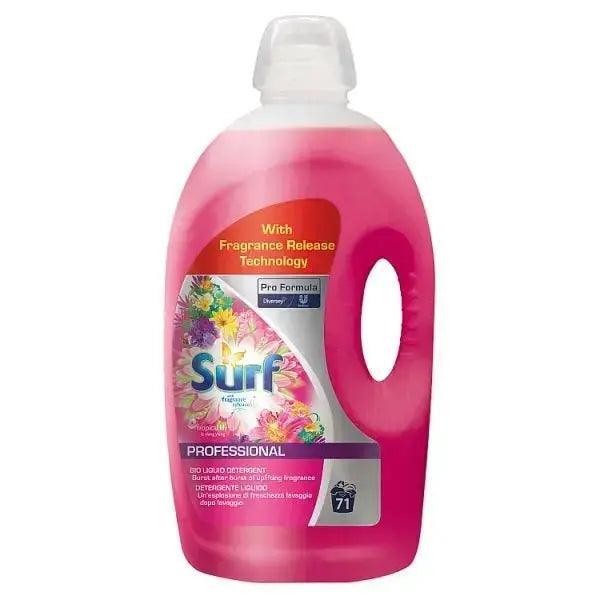 Surf Bio Liquid Detergent Tropical Lily & Ylang Ylang 71 Washes 5L - Honesty Sales