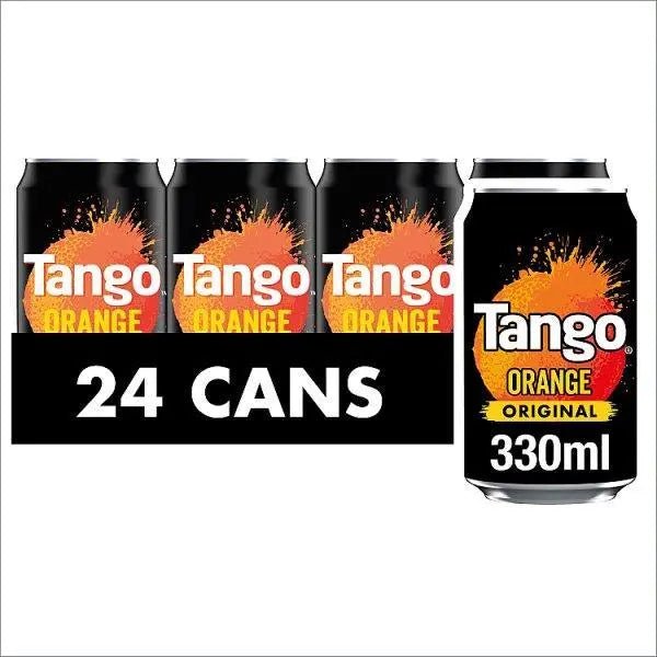 Tango Orange Original Cans 24 x 330ml (Case of 24) - Honesty Sales