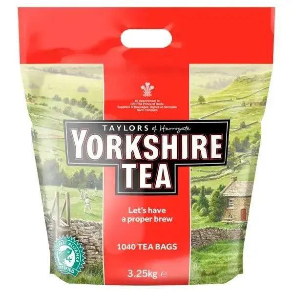 Taylors of Harrogate 1040 Yorkshire Tea Bags 3.25g - Honesty Sales