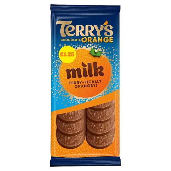 Terry's Chocolate Orange Bar Milk 90g (Case of 19) - Honesty Sales
