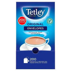 Tetley 200 Original Enveloped Tea Bags 400g - Honesty Sales