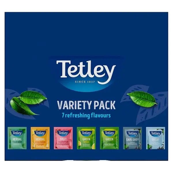 Tetley Variety Pack 167.5g - Honesty Sales
