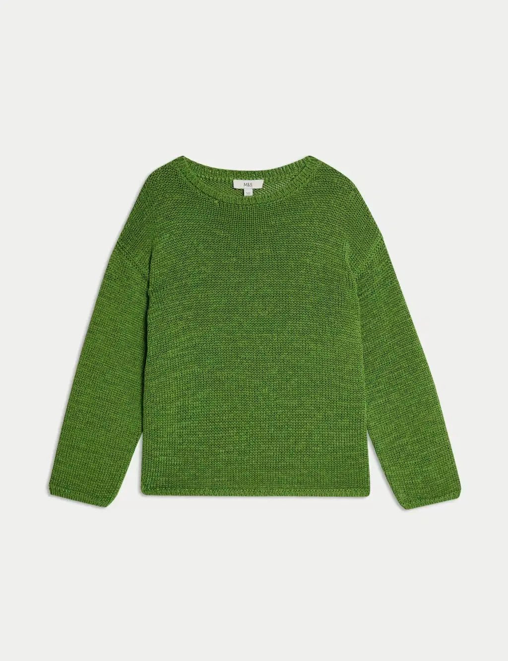 Textured Crew Neck Jumper - Honesty Sales