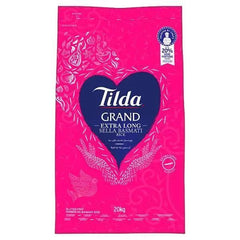 Tilda Grand Extra Long Sella Basmati Rice 20kg - Honesty Sales