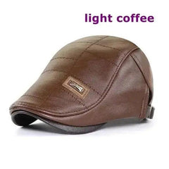 Top Level Leather Newsboy Planas Duckbill Visor Cap - Honesty Sales