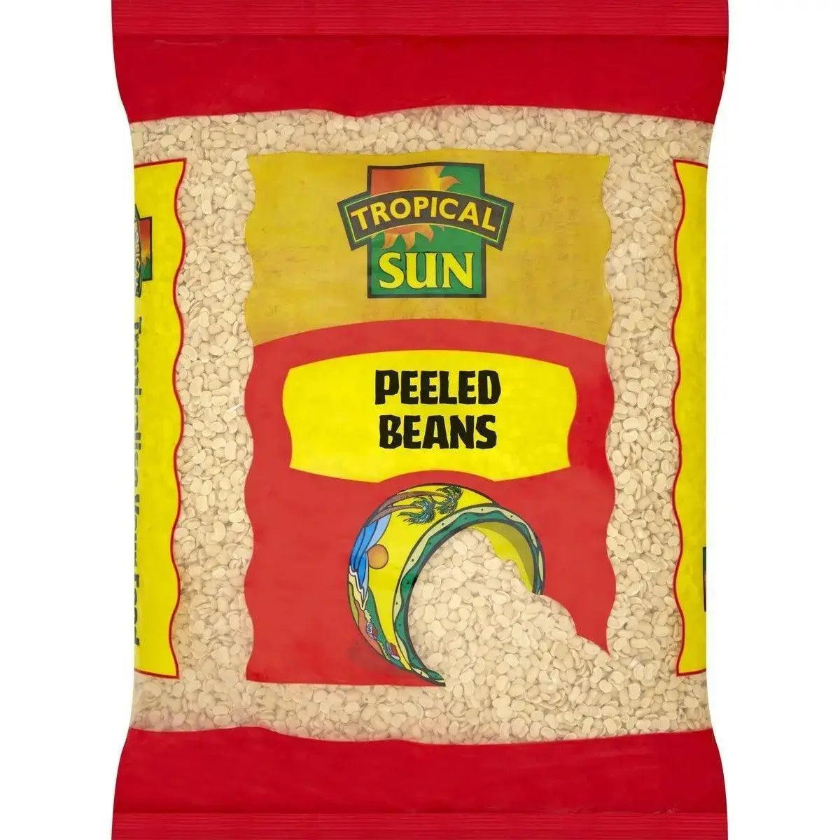 Tropical Sun Peeled Beans pre-peeled blackeye beans - Honesty Sales