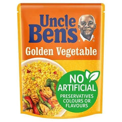 Uncle Bens Golden Vegetable Microwave Rice 250g (Case of 6) - Honesty Sales