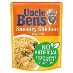 Uncle Bens Savoury Chicken Microwave Rice 250g (Case of 6) - Honesty Sales