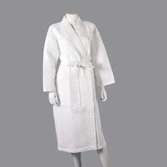 Unisex Lightweight Textured Waffle Robe - Honesty Sales